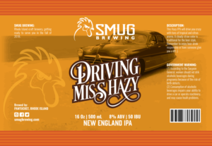 Label Design by Sergio Coelho for Smug Brewing Company | Design: #19530473