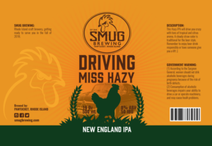 Label Design by Sergio Coelho for Smug Brewing Company | Design: #19550791