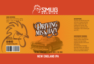 Label Design by Sergio Coelho for Smug Brewing Company | Design: #19570453