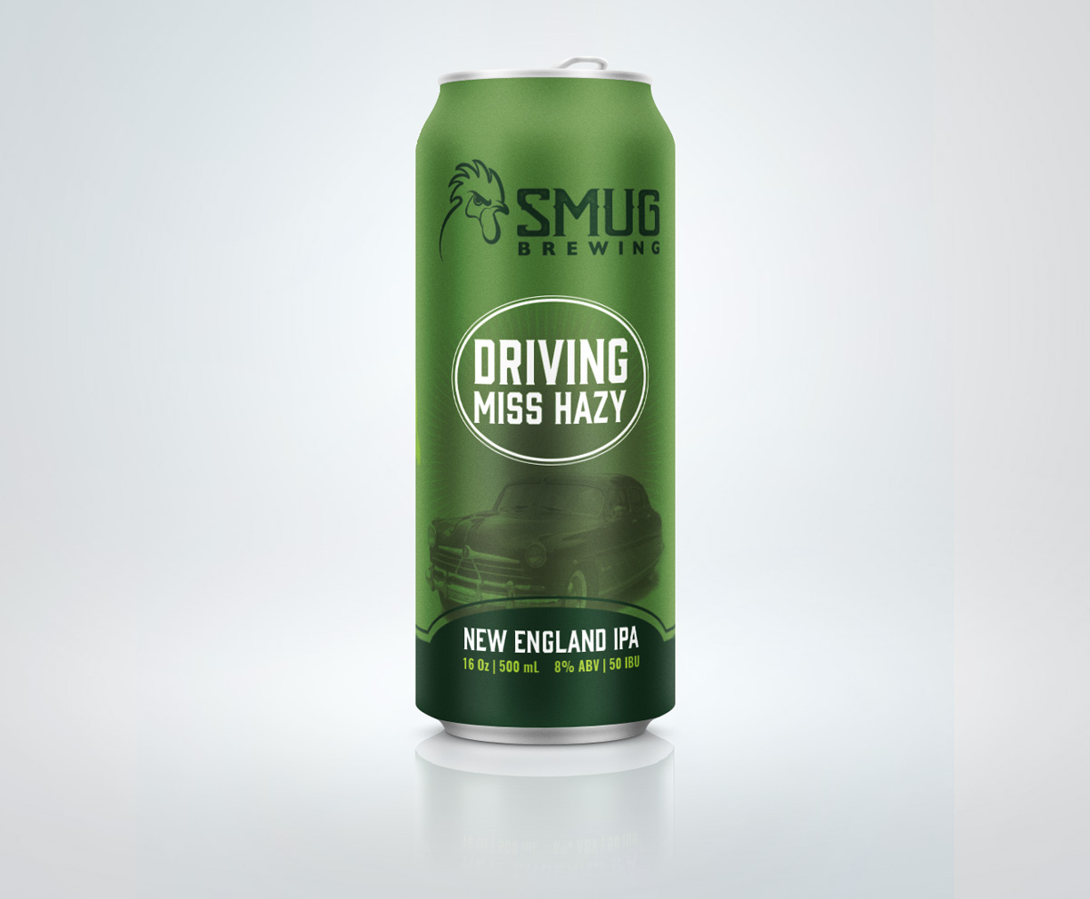 Label Design by Sergio Coelho for Smug Brewing Company | Design #19570467