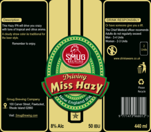 Diseño de Etiqueta por Gorrila Designs para Smug Brewing Company | Diseño #19548651