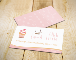 Home Baker of cakes, muffins, cookies and pastries. | Design de Carte de Visite par Tilt