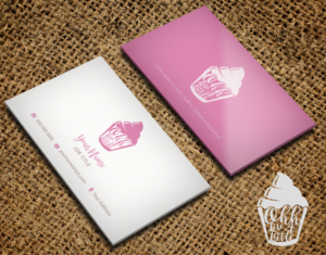 Home Baker of cakes, muffins, cookies and pastries. | Design de Carte de Visite par Riz'