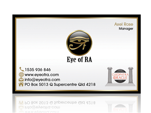 Business Card Design by Hardcore Design for this project | Design: #2913001