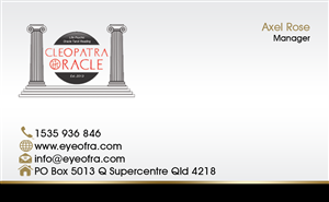 Business Card Design by Hardcore Design for this project | Design: #2927712