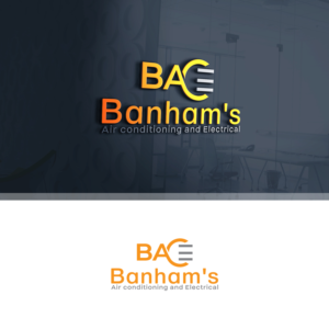The Business name is Banhams. but id like to see air con and electrical as a tag line, or an abbreviated ACE for air con and electrical or something | Logo Design by Maxo-Biz
