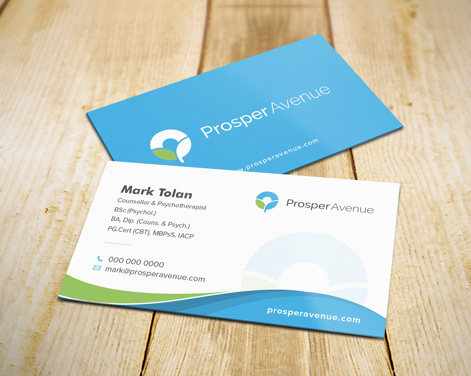 Business Card Design by Tilt for Prosper Avenue | Design #19474437
