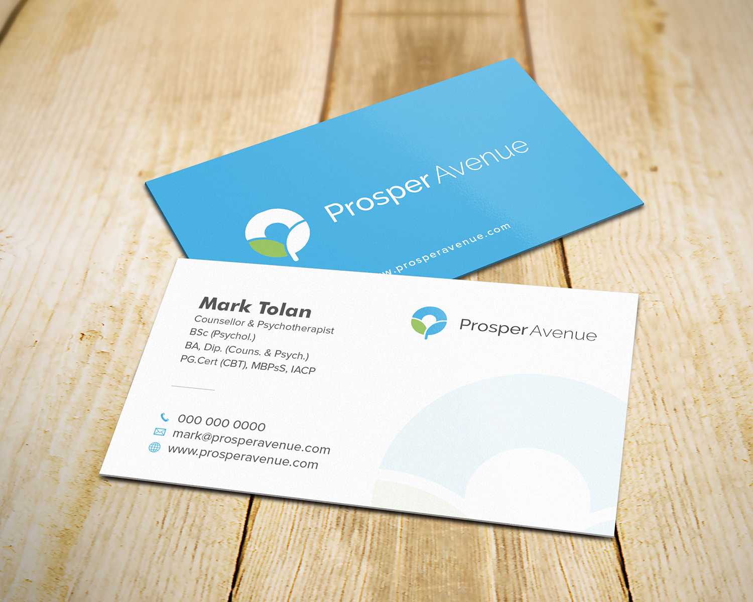 Business Card Design by Tilt for Prosper Avenue | Design #19474438