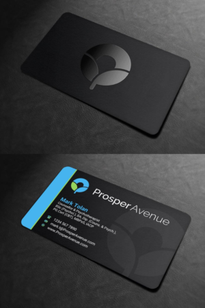 Diseño de Tarjeta de Presentación por INDIAN_Ashok para Prosper Avenue | Diseño: #19476847
