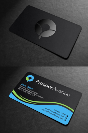 Diseño de Tarjeta de Presentación por INDIAN_Ashok para Prosper Avenue | Diseño: #19476848