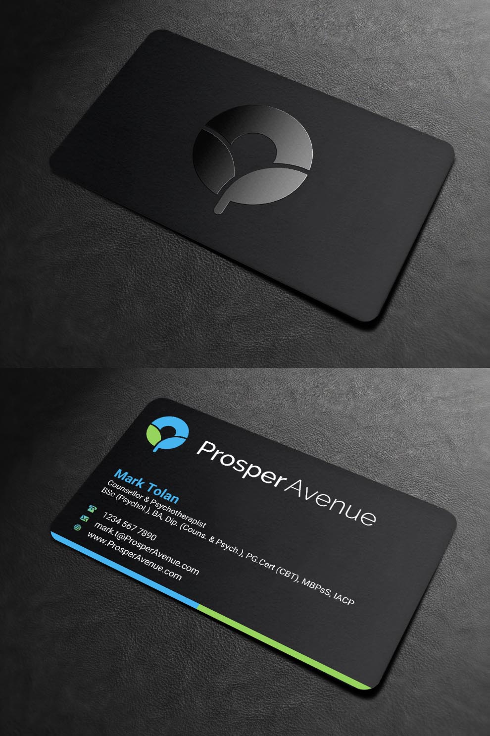 Diseño de Tarjeta de Presentación por INDIAN_Ashok para Prosper Avenue | Diseño #19476849