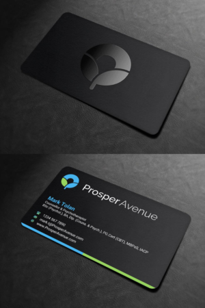 Diseño de Tarjeta de Presentación por INDIAN_Ashok para Prosper Avenue | Diseño: #19476849