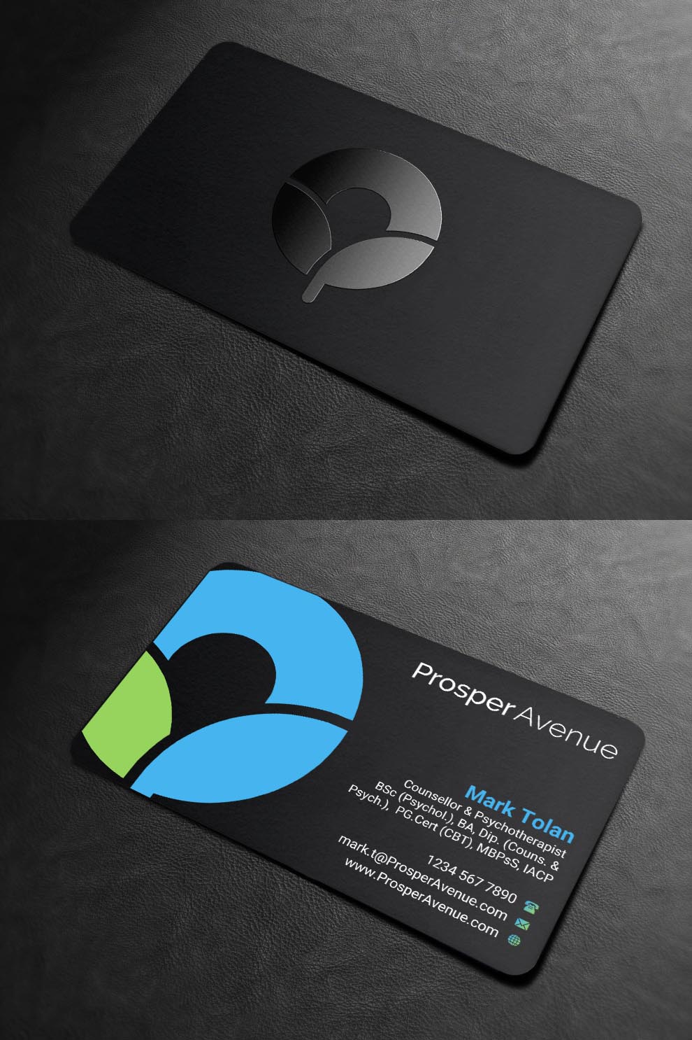 Business Card Design by INDIAN_Ashok for Prosper Avenue | Design #19476850