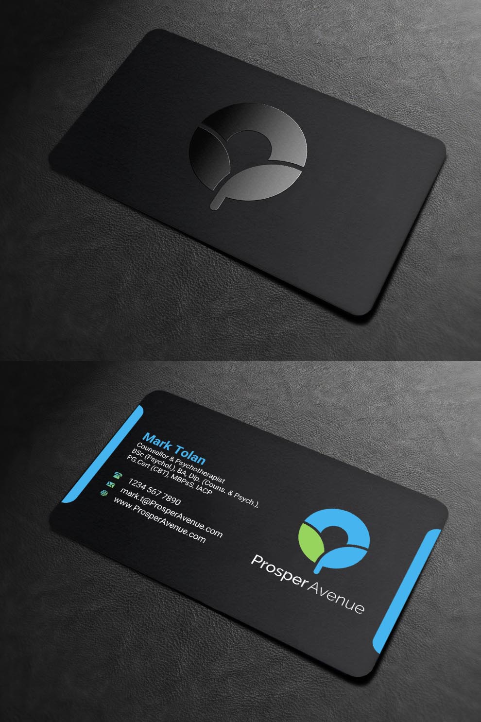 Diseño de Tarjeta de Presentación por INDIAN_Ashok para Prosper Avenue | Diseño #19476857