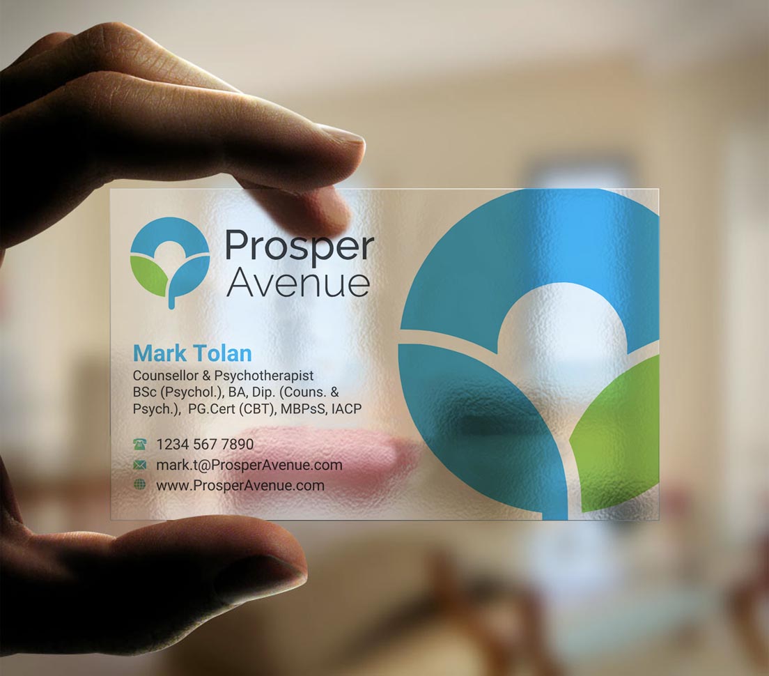 Diseño de Tarjeta de Presentación por INDIAN_Ashok para Prosper Avenue | Diseño #19476861