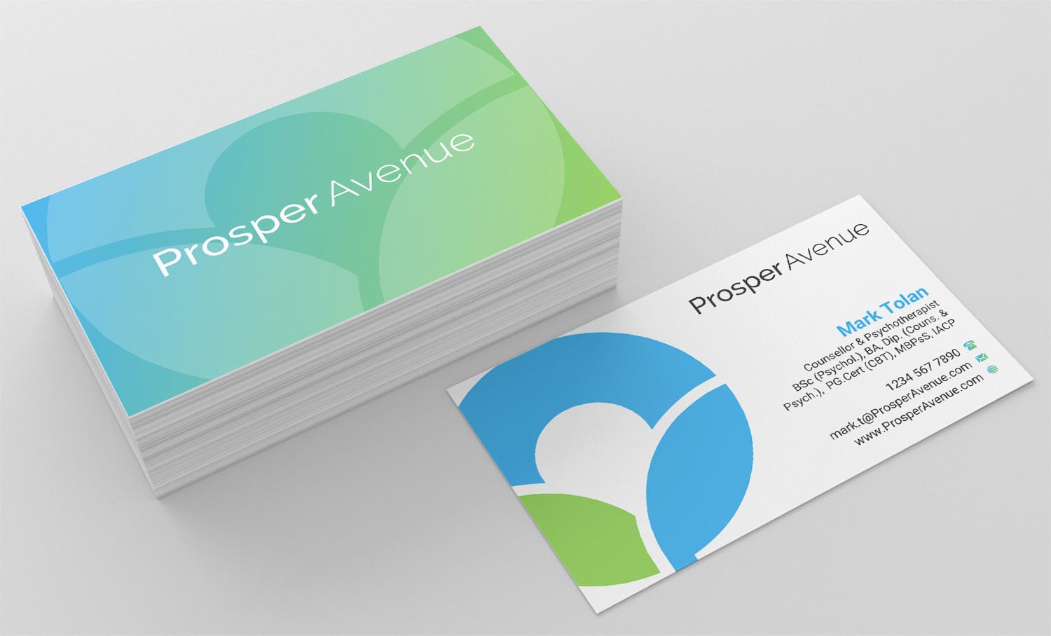 Visitenkarten-Design von INDIAN_Ashok für Prosper Avenue | Design #19476875