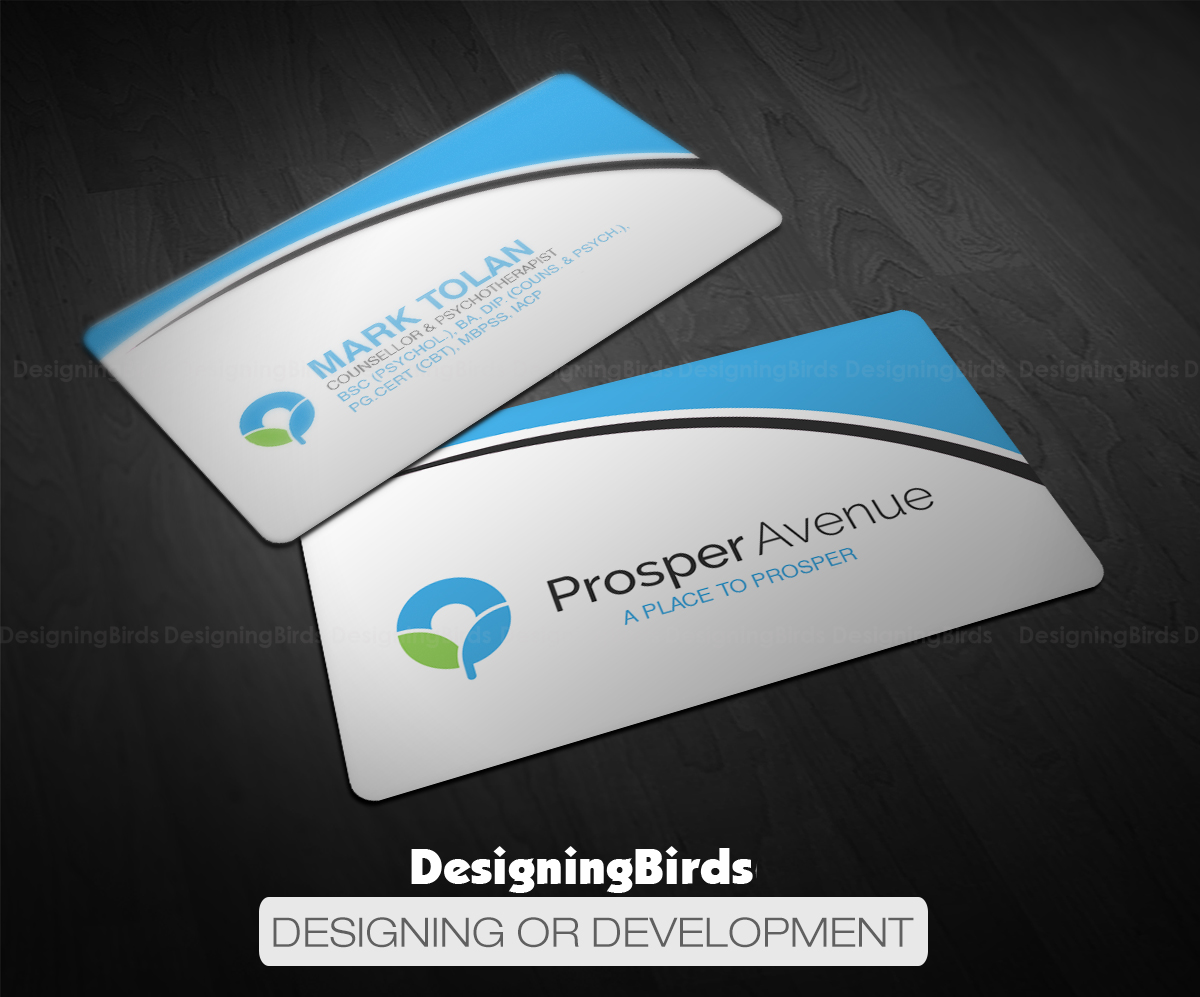 Business Card Design by Designing Birds for Prosper Avenue | Design #19494616