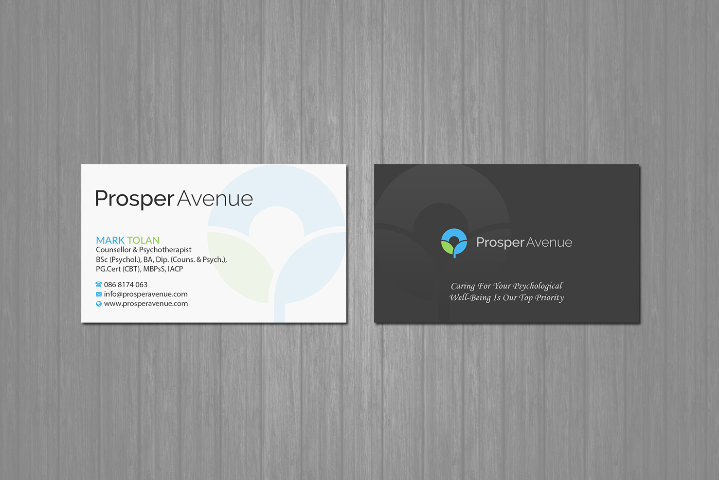 Business Card Design by Creations Box 2015 for Prosper Avenue | Design #19479718