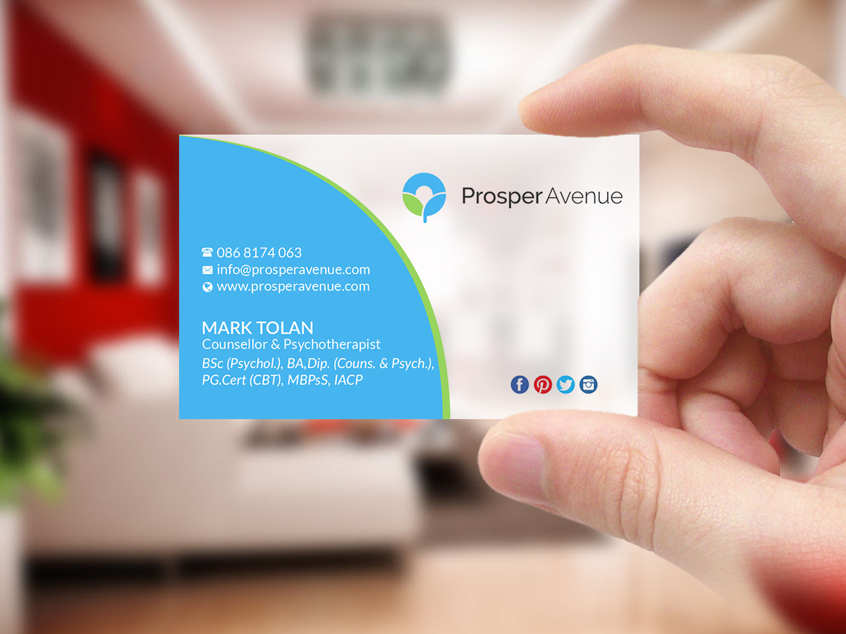 Business Card Design by Creations Box 2015 for Prosper Avenue | Design #19484645