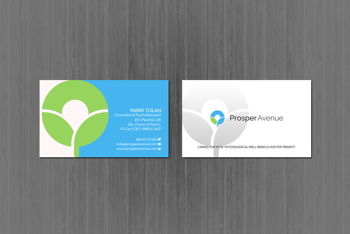 Business Card Design by Creations Box 2015 for Prosper Avenue | Design #19484647