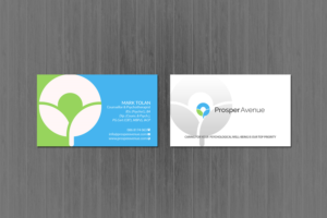 Business Card Design by Creations Box 2015 for Prosper Avenue | Design: #19484651