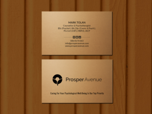 Business Card Design by Creations Box 2015 for Prosper Avenue | Design: #19484654