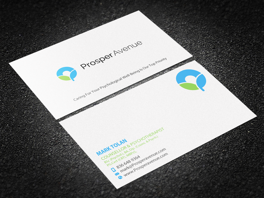 Business Card Design by Brand aid for Prosper Avenue | Design #19476831