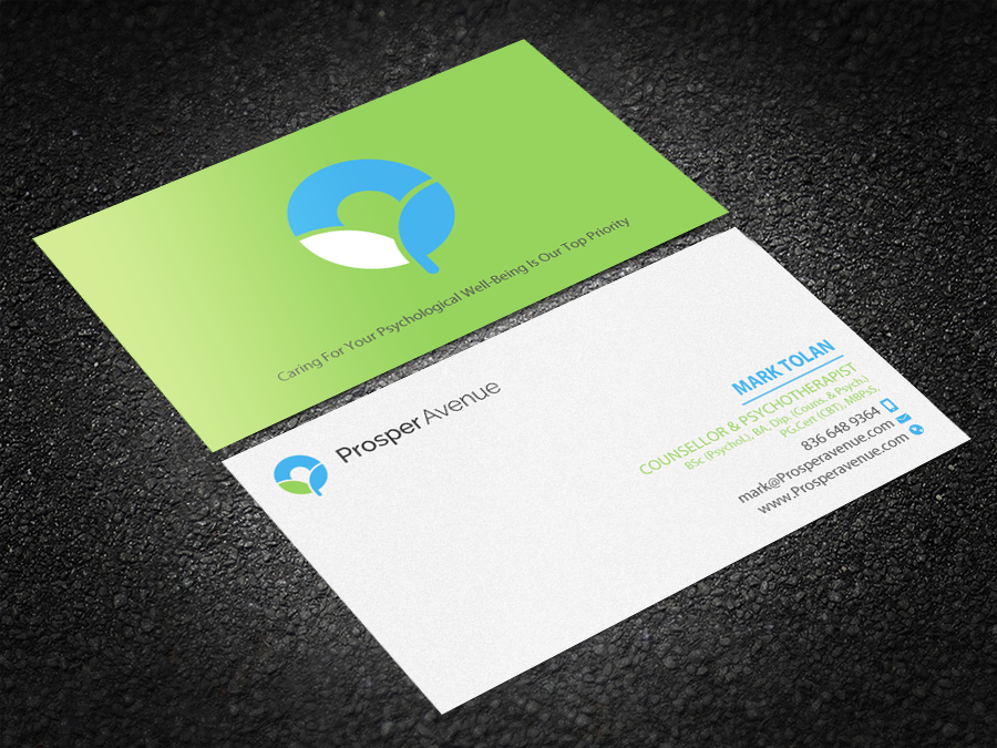 Business Card Design by Brand aid for Prosper Avenue | Design #19476833