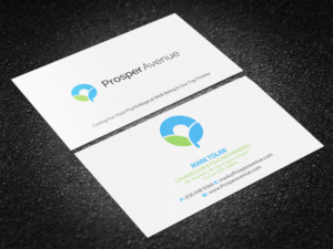 Diseño de Tarjeta de Presentación por Brand aid para Prosper Avenue | Diseño: #19476834