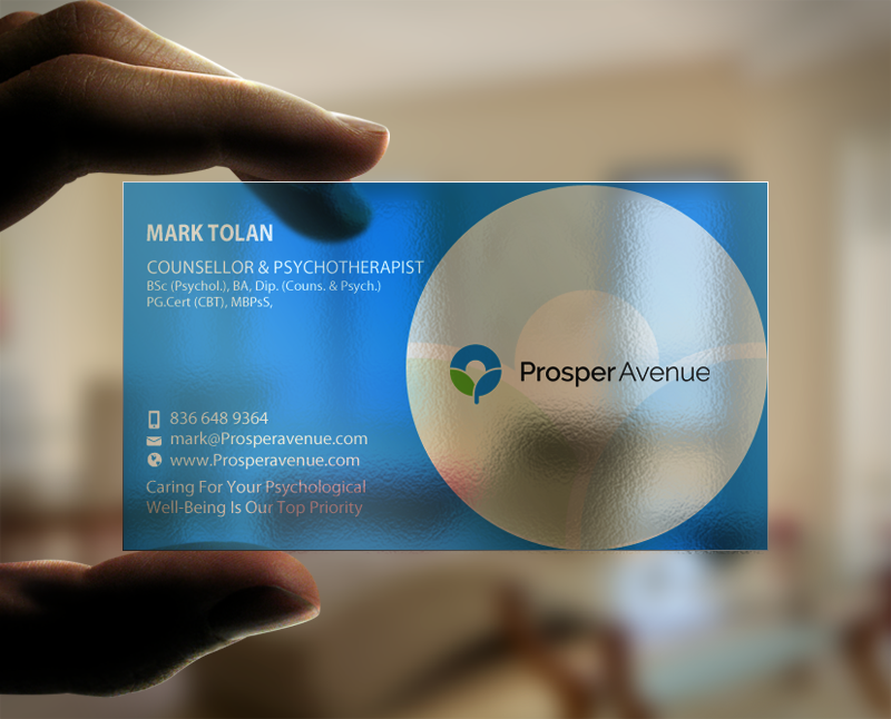 Diseño de Tarjeta de Presentación por Brand aid para Prosper Avenue | Diseño #19476838