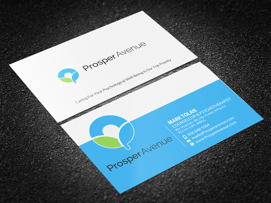 Business Card Design by Brand aid for Prosper Avenue | Design #19476874