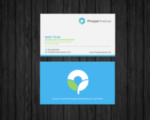 Business Card Design by chandrayaan.creative for Prosper Avenue | Design: #19472753