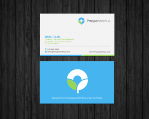 Business Card Design by chandrayaan.creative for Prosper Avenue | Design: #19472754