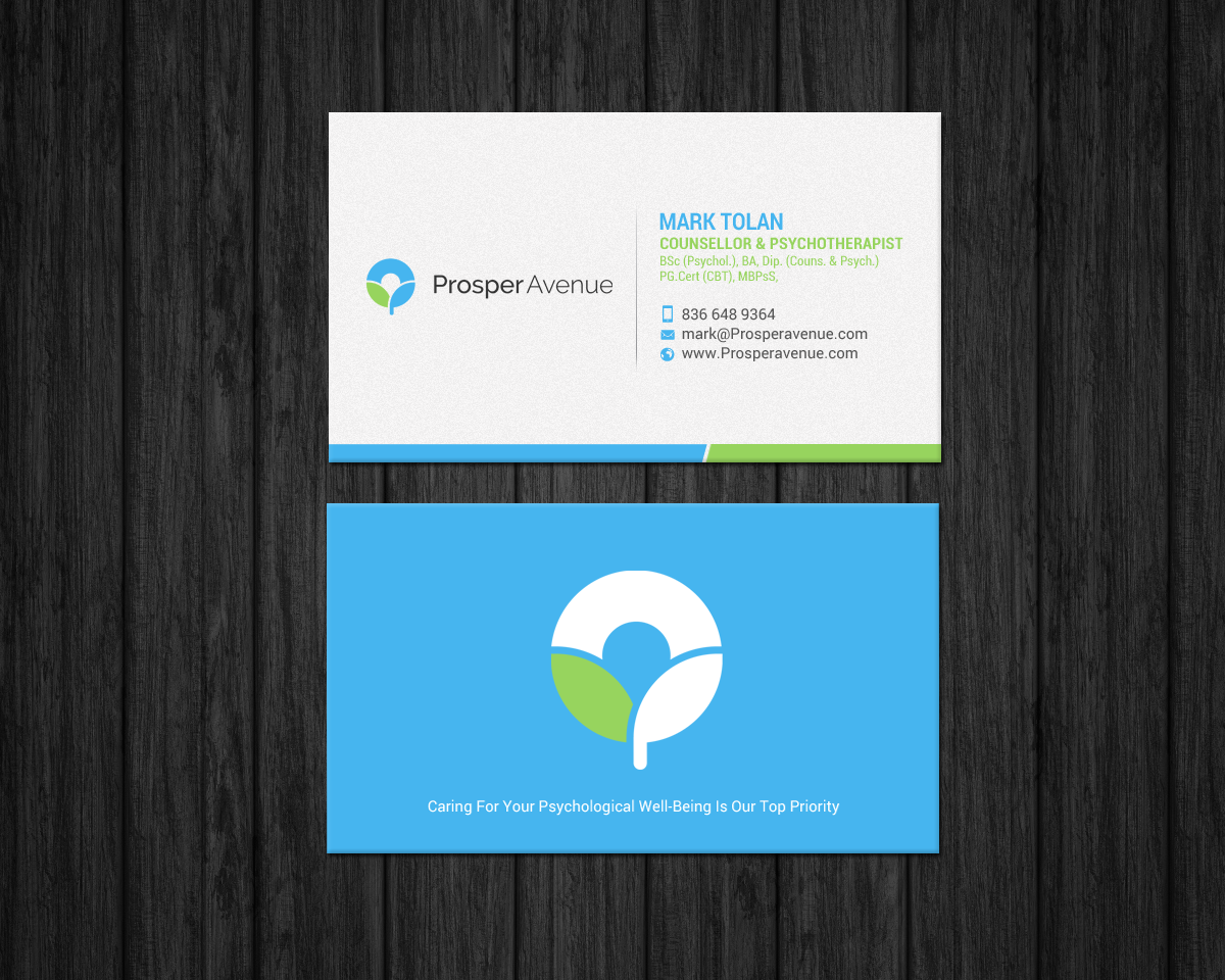 Visitenkarten-Design von chandrayaan.creative für Prosper Avenue | Design #19472755