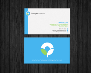 Business Card Design by chandrayaan.creative for Prosper Avenue | Design: #19472758