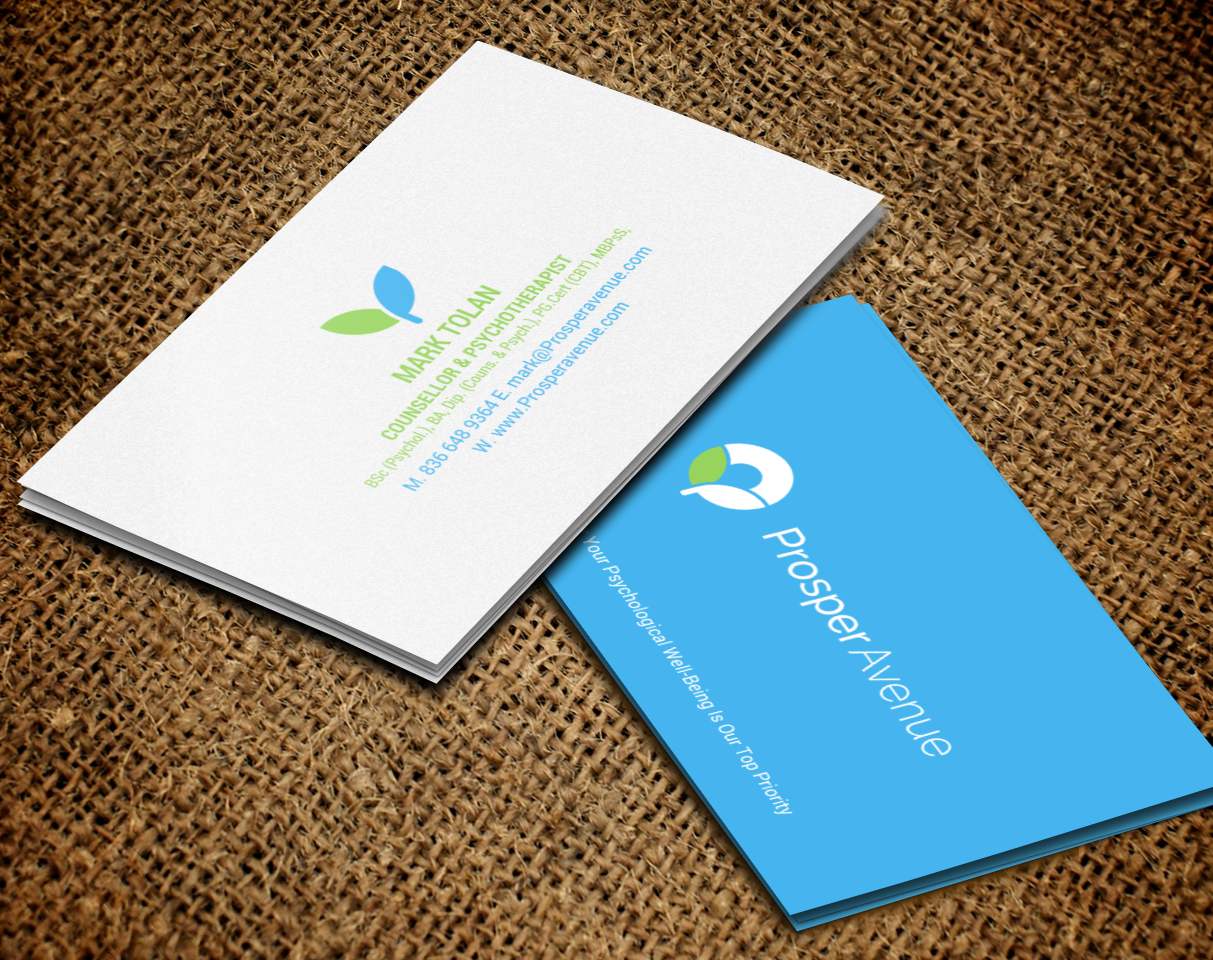 Business Card Design by chandrayaan.creative for Prosper Avenue | Design #19472773