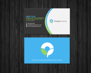 Business Card Design by chandrayaan.creative for Prosper Avenue | Design: #19472791
