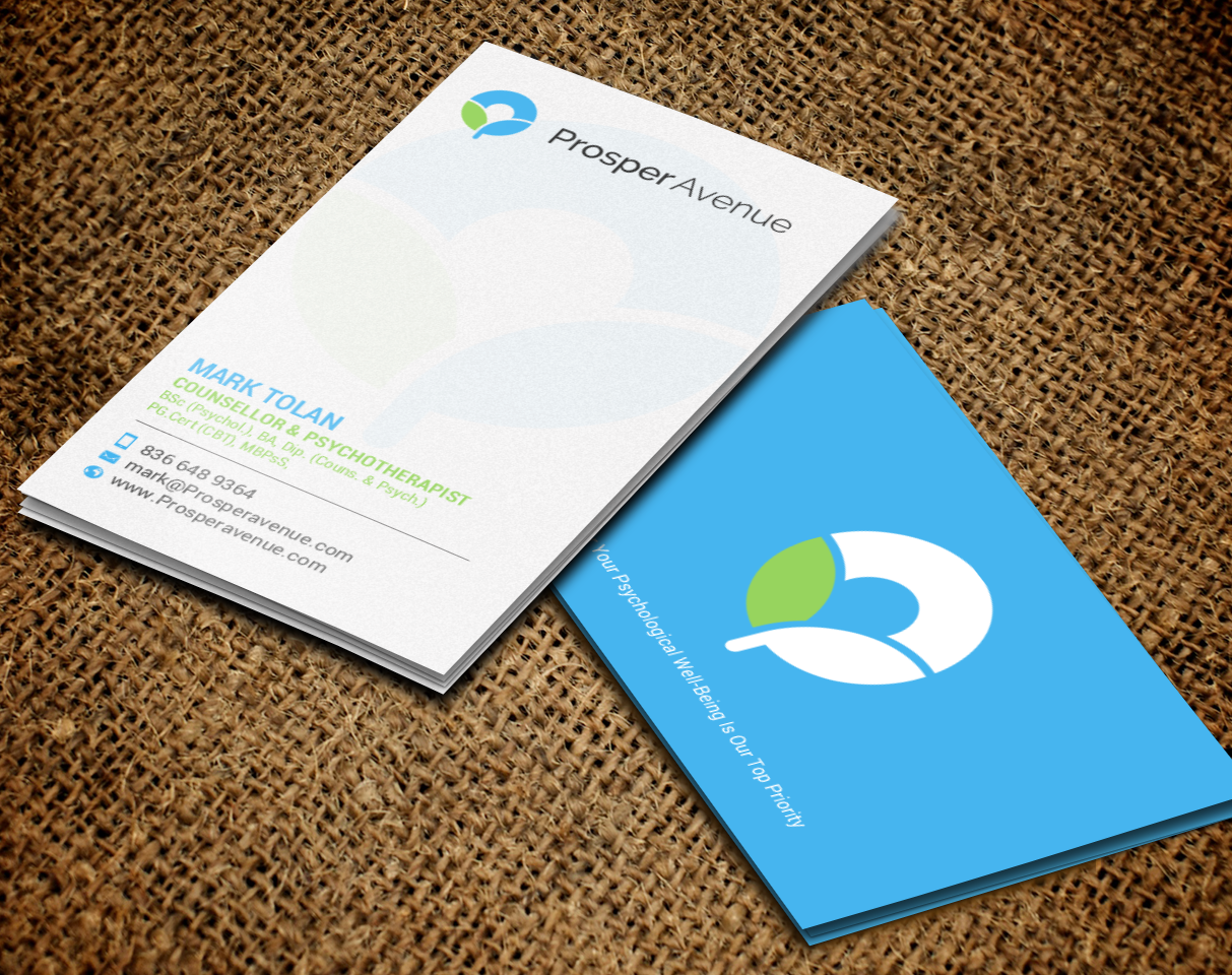 Business Card Design by chandrayaan.creative for Prosper Avenue | Design #19472832