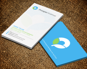Business Card Design by chandrayaan.creative for Prosper Avenue | Design: #19472832