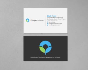 Business Card Design by chandrayaan.creative for Prosper Avenue | Design: #19486707