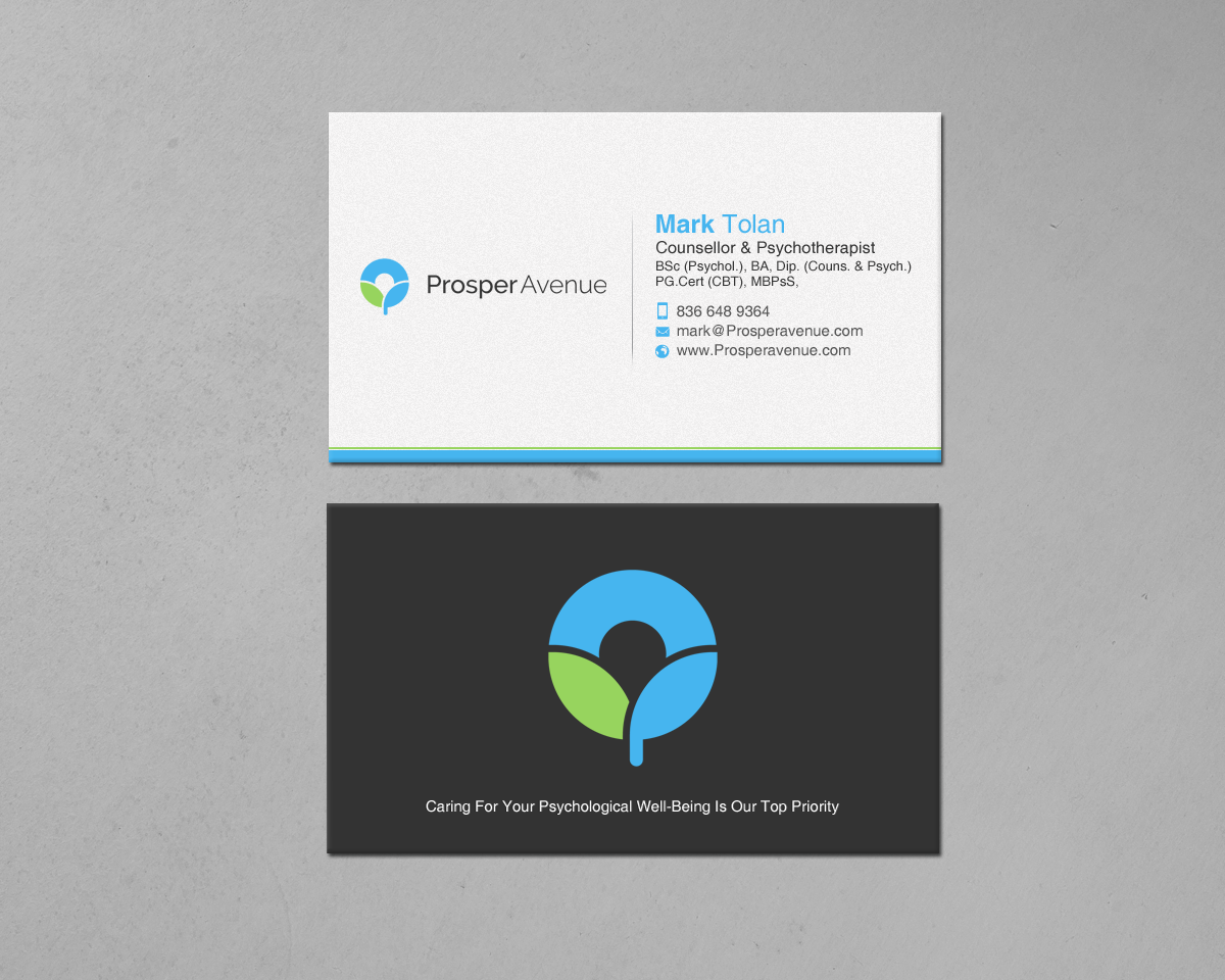 Design de Carte de Visite par chandrayaan.creative pour Prosper Avenue | Design #19486708