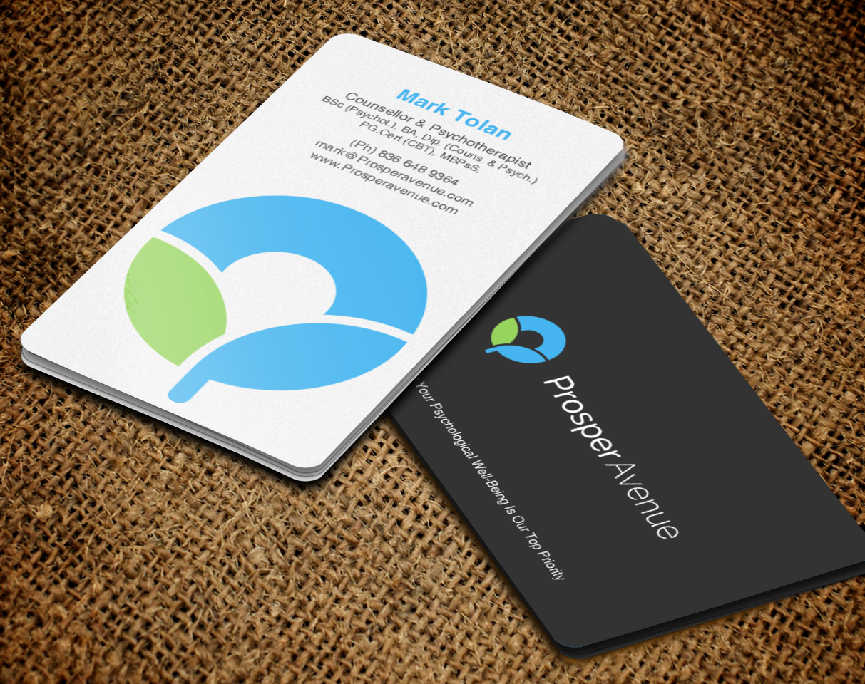 Business Card Design by chandrayaan.creative for Prosper Avenue | Design #19486736