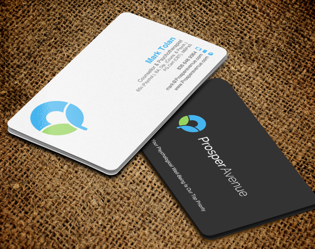 Business Card Design by chandrayaan.creative for Prosper Avenue | Design #19486767