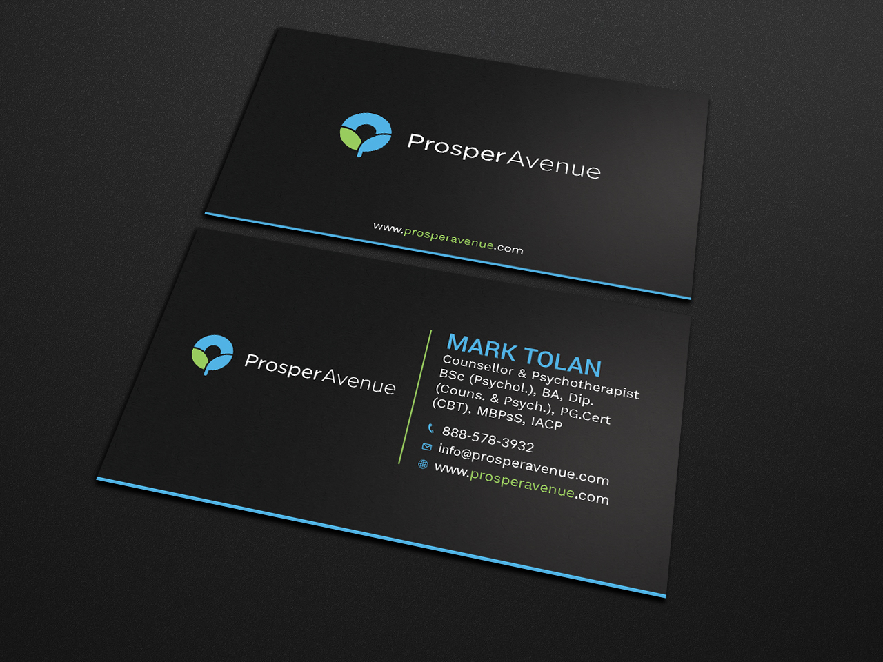Diseño de Tarjeta de Presentación por Tripti Ranjan Gain para Prosper Avenue | Diseño #19472264