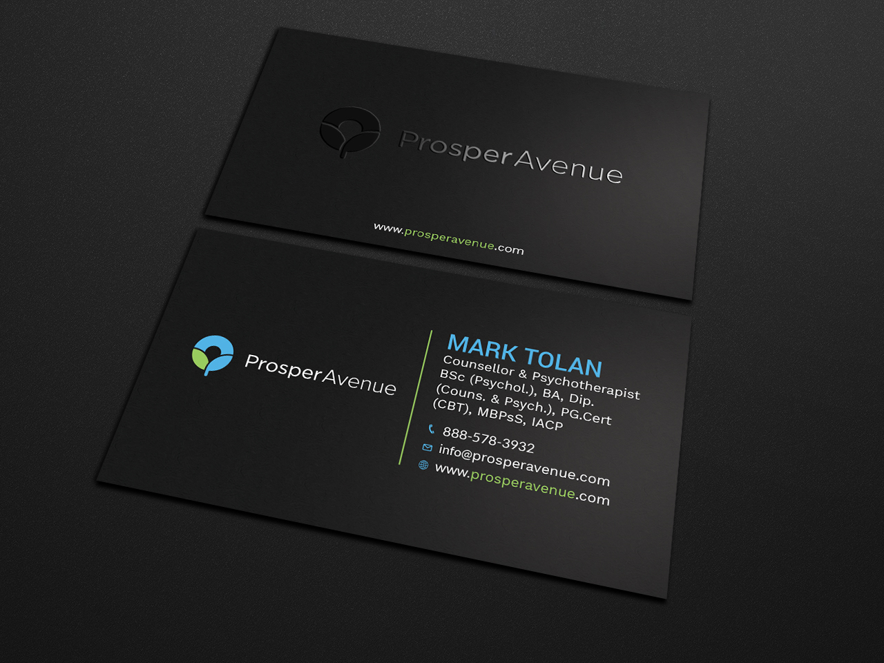 Diseño de Tarjeta de Presentación por Tripti Ranjan Gain para Prosper Avenue | Diseño #19472266