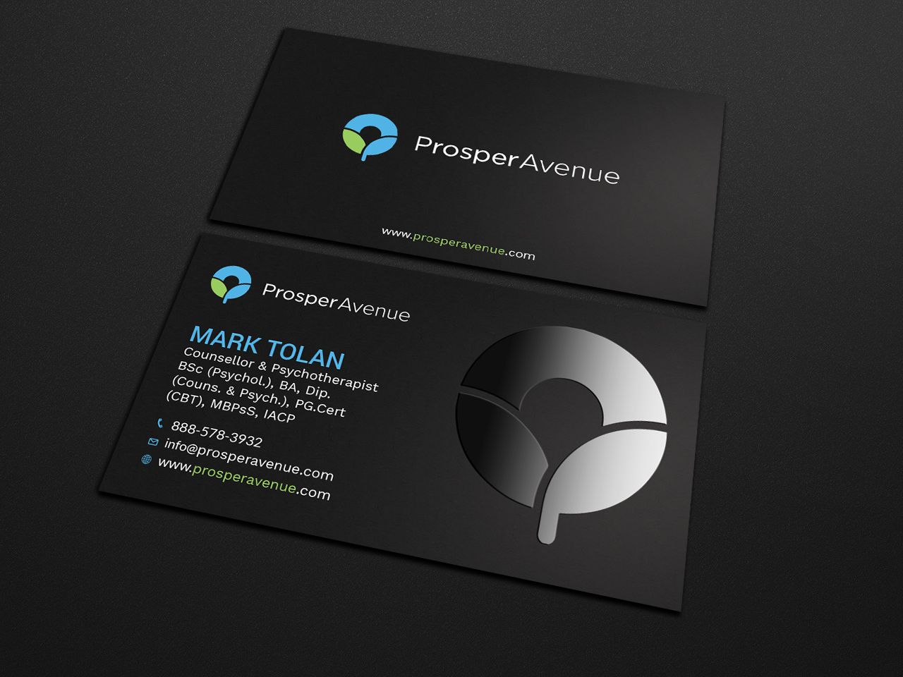 Diseño de Tarjeta de Presentación por Tripti Ranjan Gain para Prosper Avenue | Diseño #19472271
