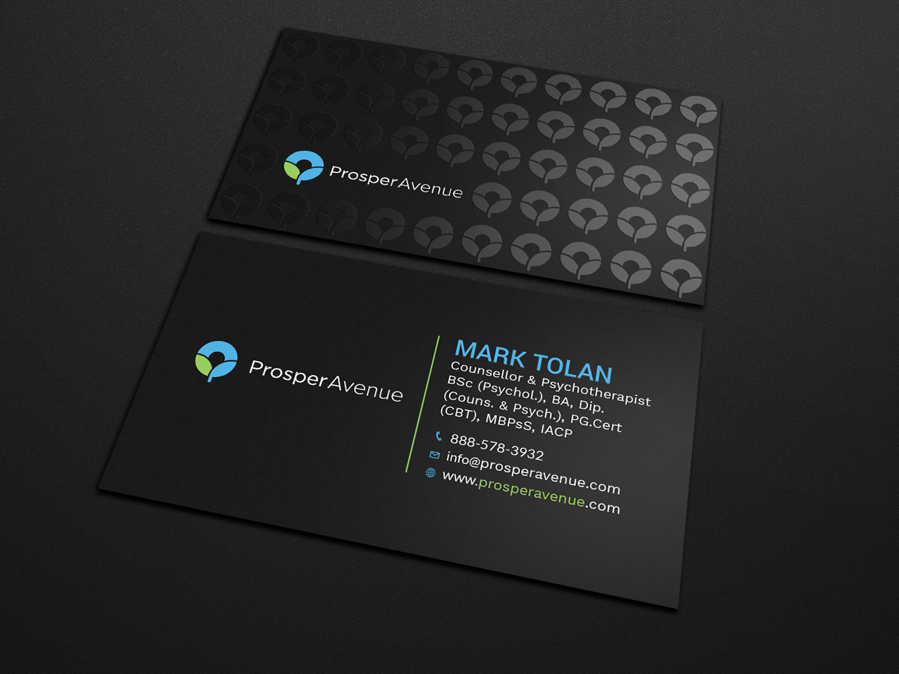 Diseño de Tarjeta de Presentación por Tripti Ranjan Gain para Prosper Avenue | Diseño #19472276