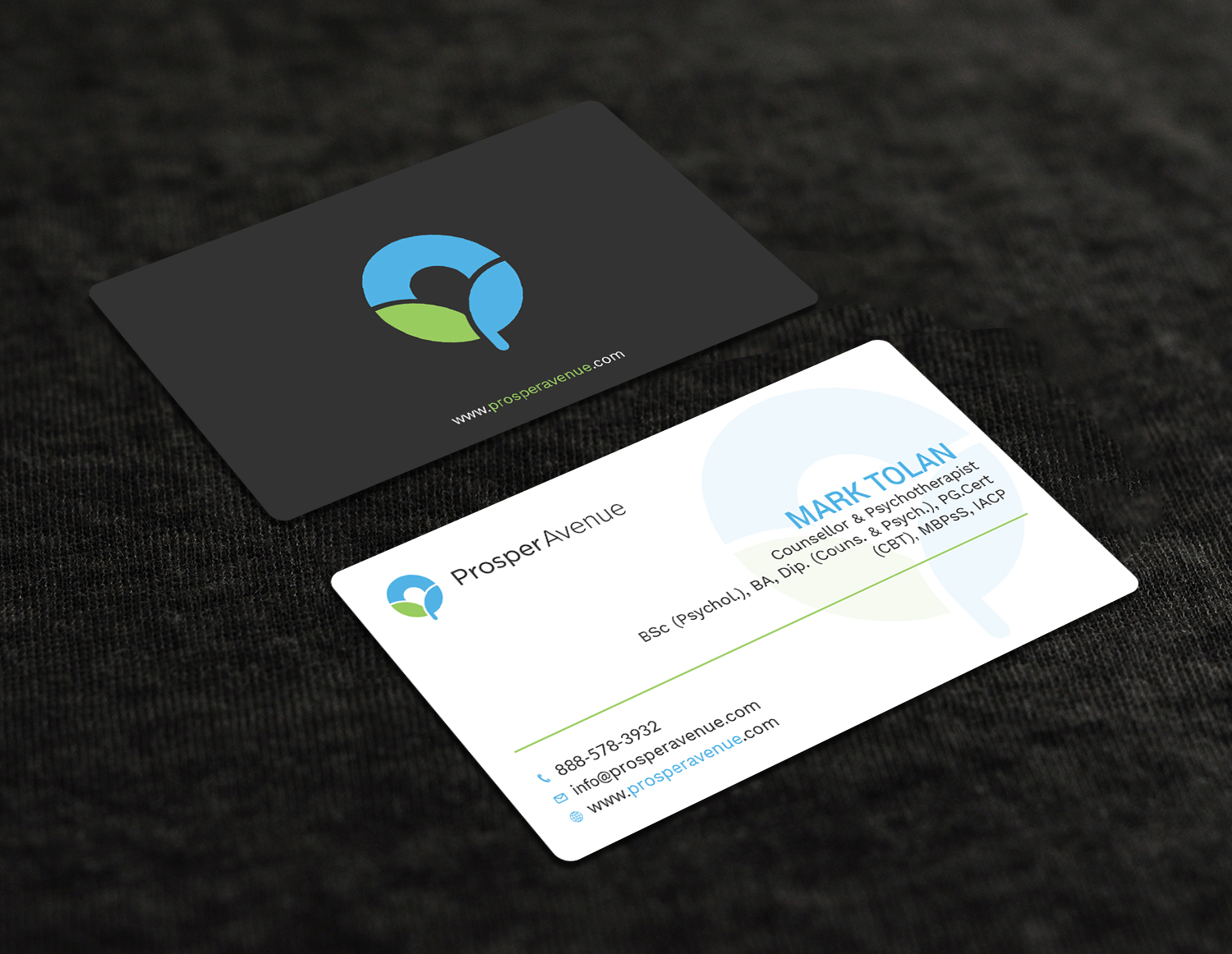 Diseño de Tarjeta de Presentación por Tripti Ranjan Gain para Prosper Avenue | Diseño #19472277
