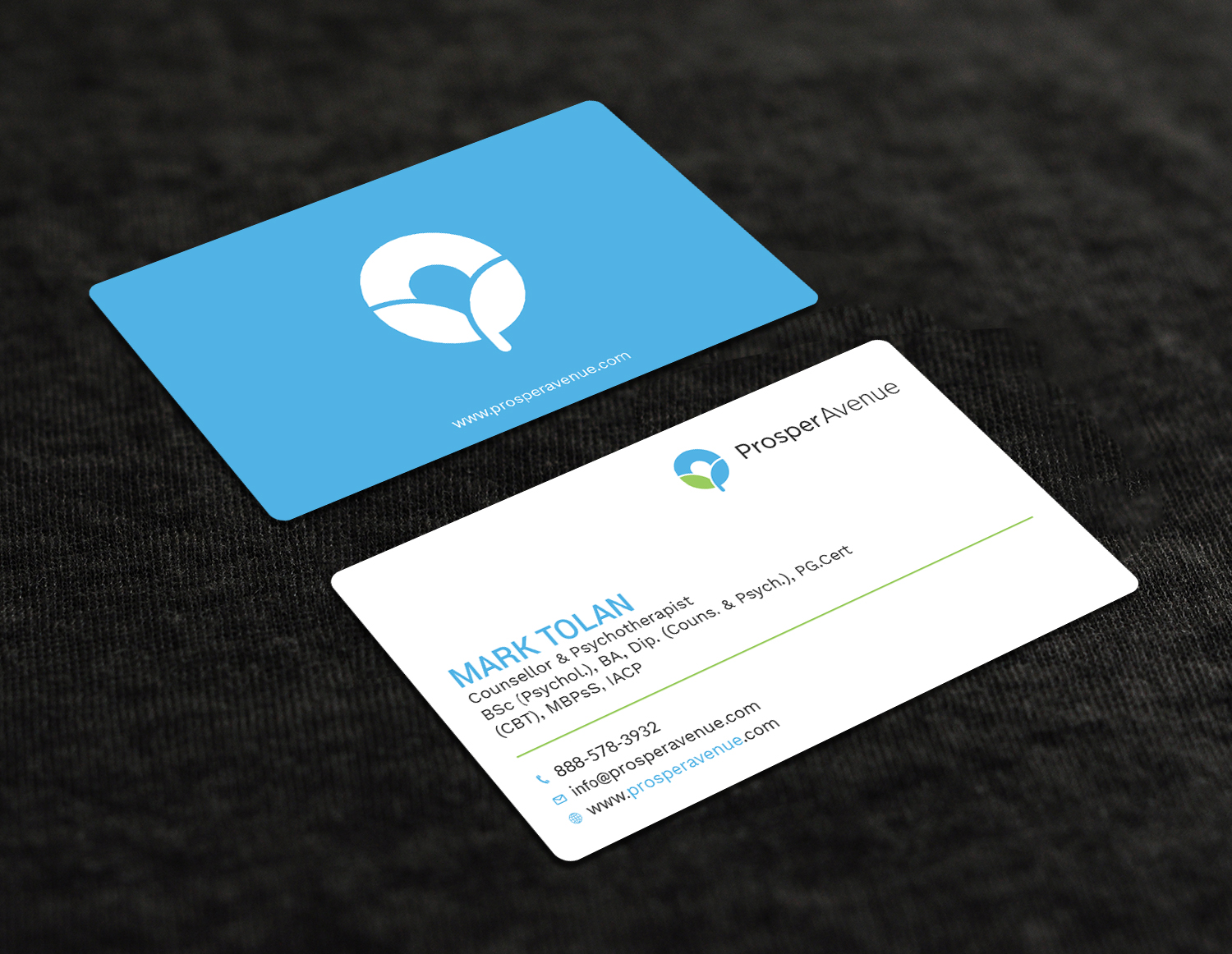 Diseño de Tarjeta de Presentación por Tripti Ranjan Gain para Prosper Avenue | Diseño #19472279