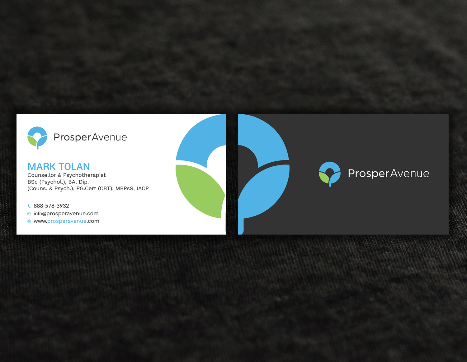 Diseño de Tarjeta de Presentación por Tripti Ranjan Gain para Prosper Avenue | Diseño #19472294